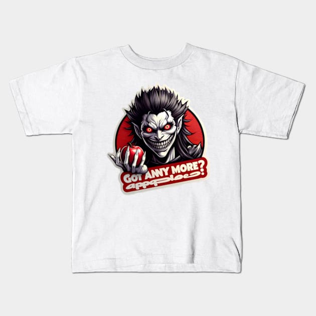 Ryuk's "Got any more apples? Kids T-Shirt by Cuddle : Prints & Designs